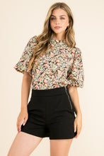 Load image into Gallery viewer, Kate Floral Print Puff Sleeve Top