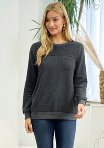 Henley Fleece Pull Over